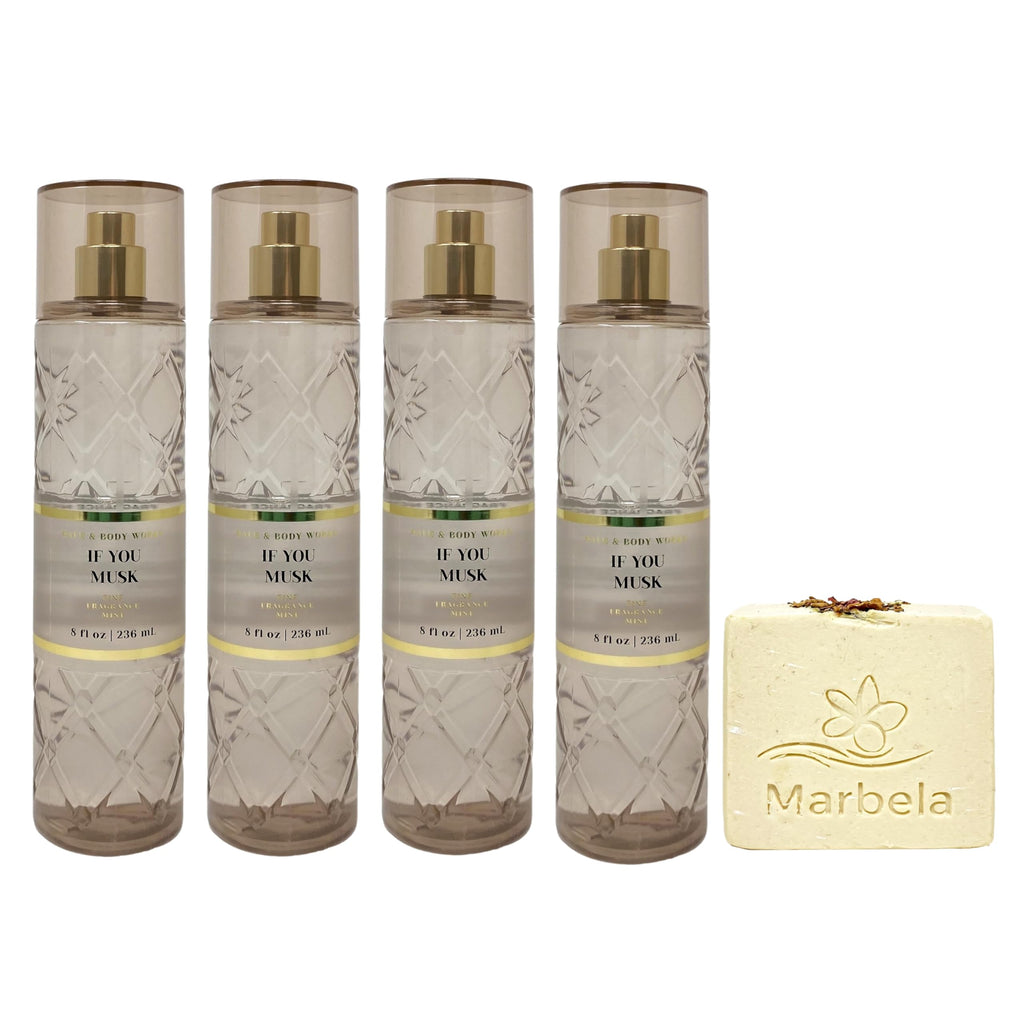 4 Fine Fragrance Mist with Creamy Rose Bar Soap F158