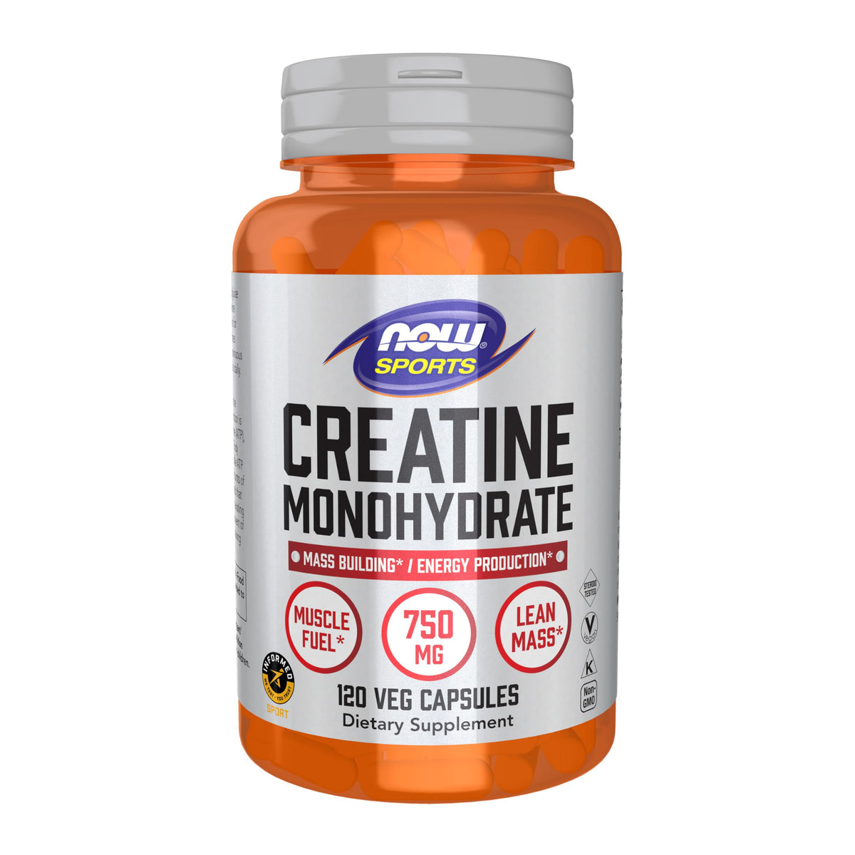 Creatine Monohydrate 750 mg 120 Veg Caps Z545