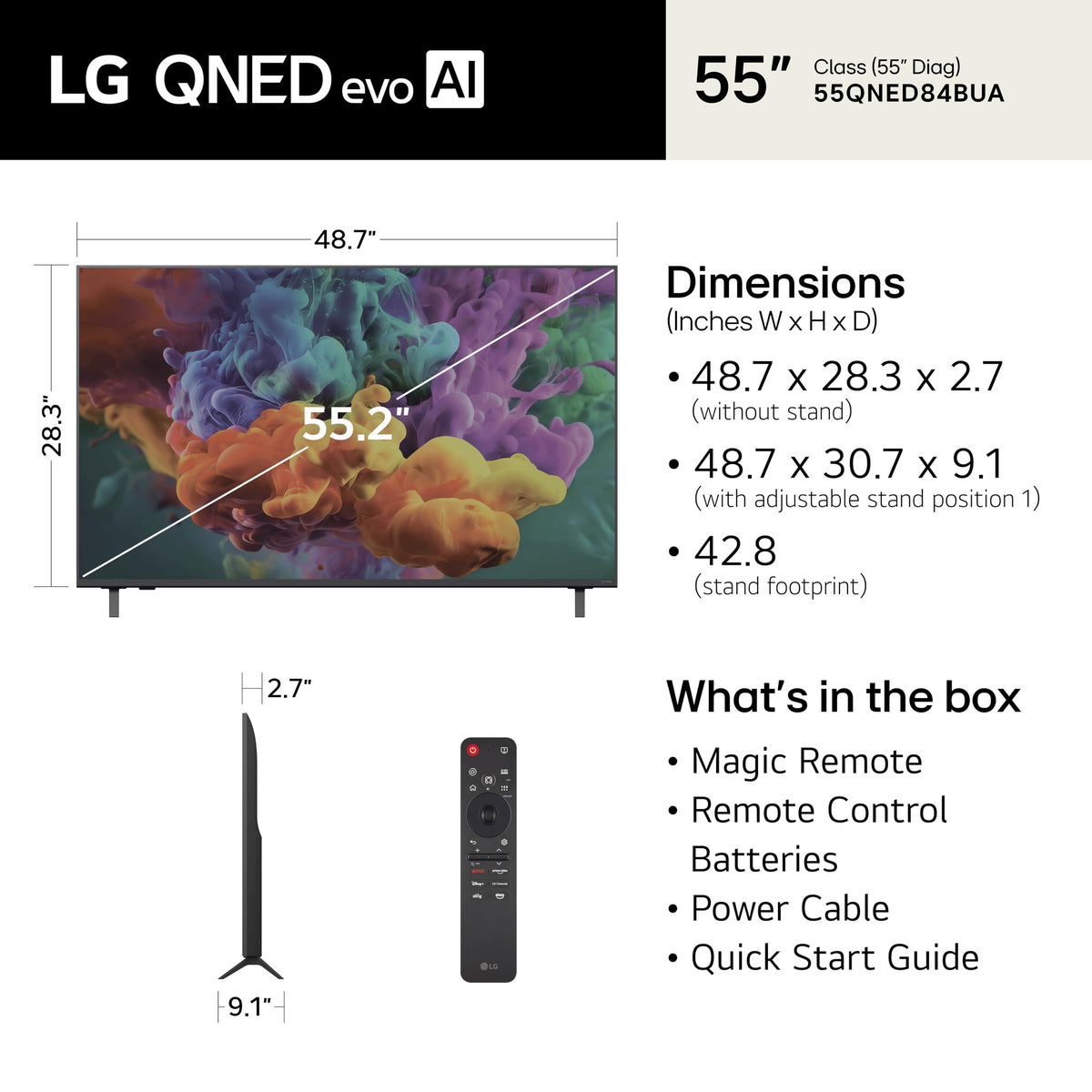 55-Inch Mini LED 4K Smart TV H9453