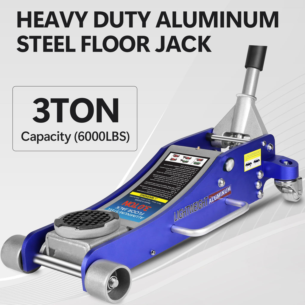 3 Ton Low Profile Aluminum and Steel Floor Jack N8429