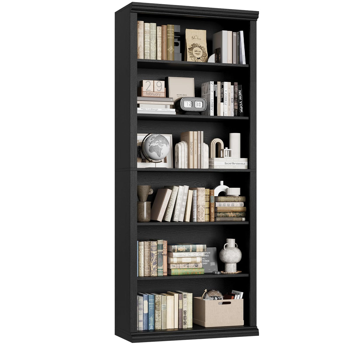 Black Tall Bookshelf T18270