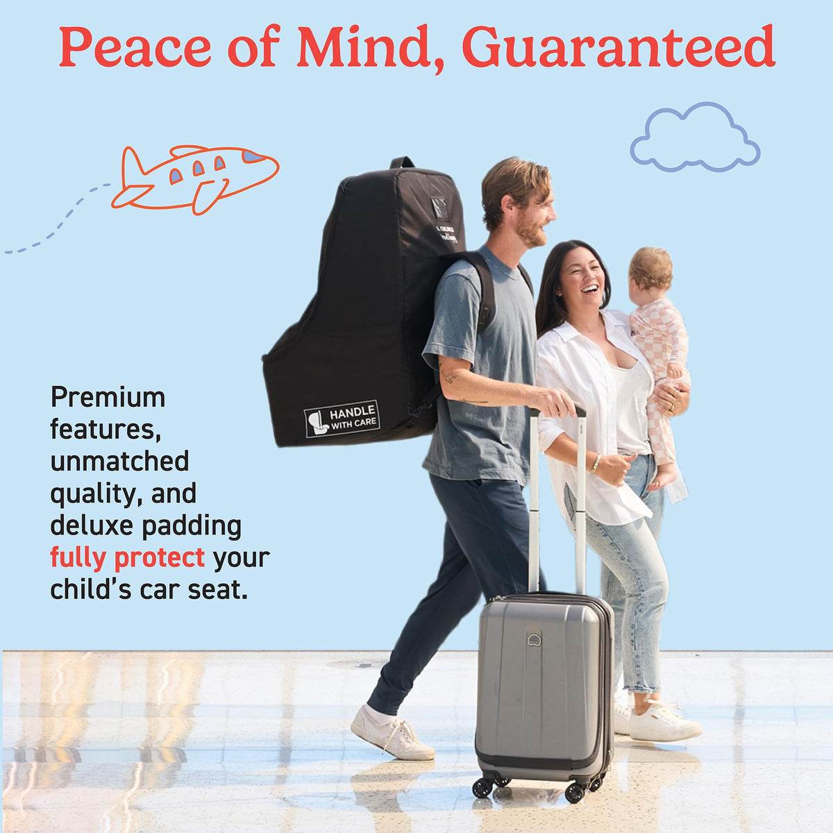 Padded Car Seat Travel Bag B225290