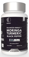 Turmeric with Black Pepper & Moringa 1000 mg, 120 Capsules B6308