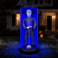 7.6FT Halloween Inflatable Outdoor Decoration with Blue LED Lights H440365