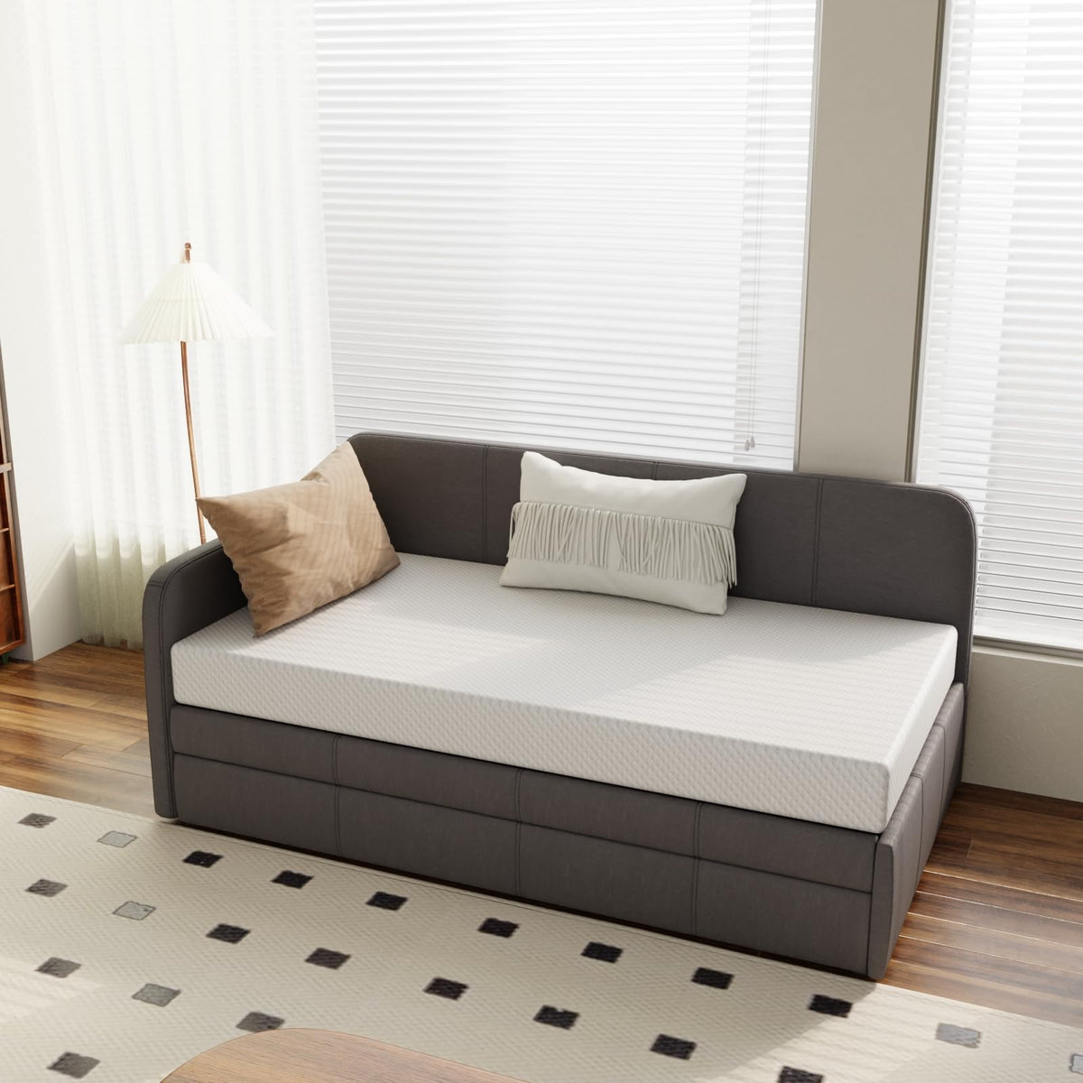 5 Inch Medium Firm Cooling Gel Memory Foam Twin Mattress P550598