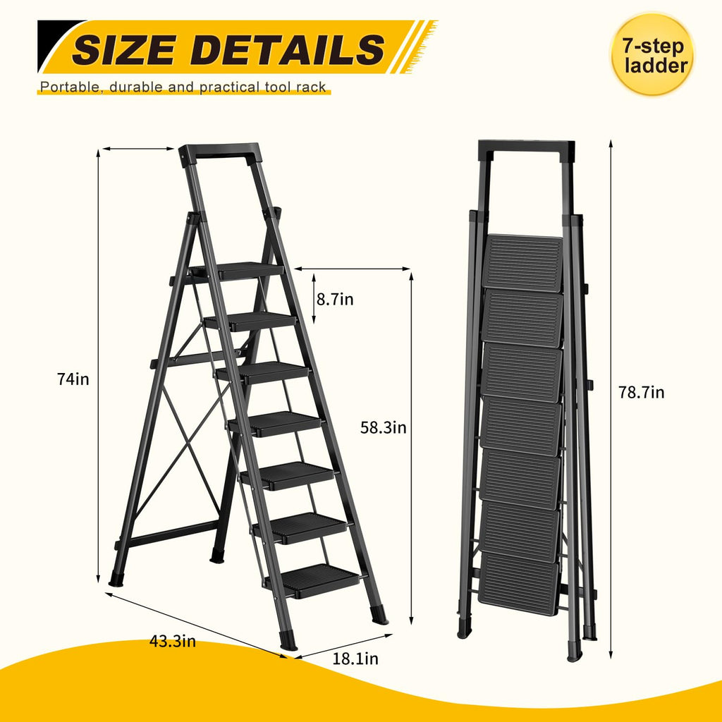 7 Step Ladder with Platform J5096