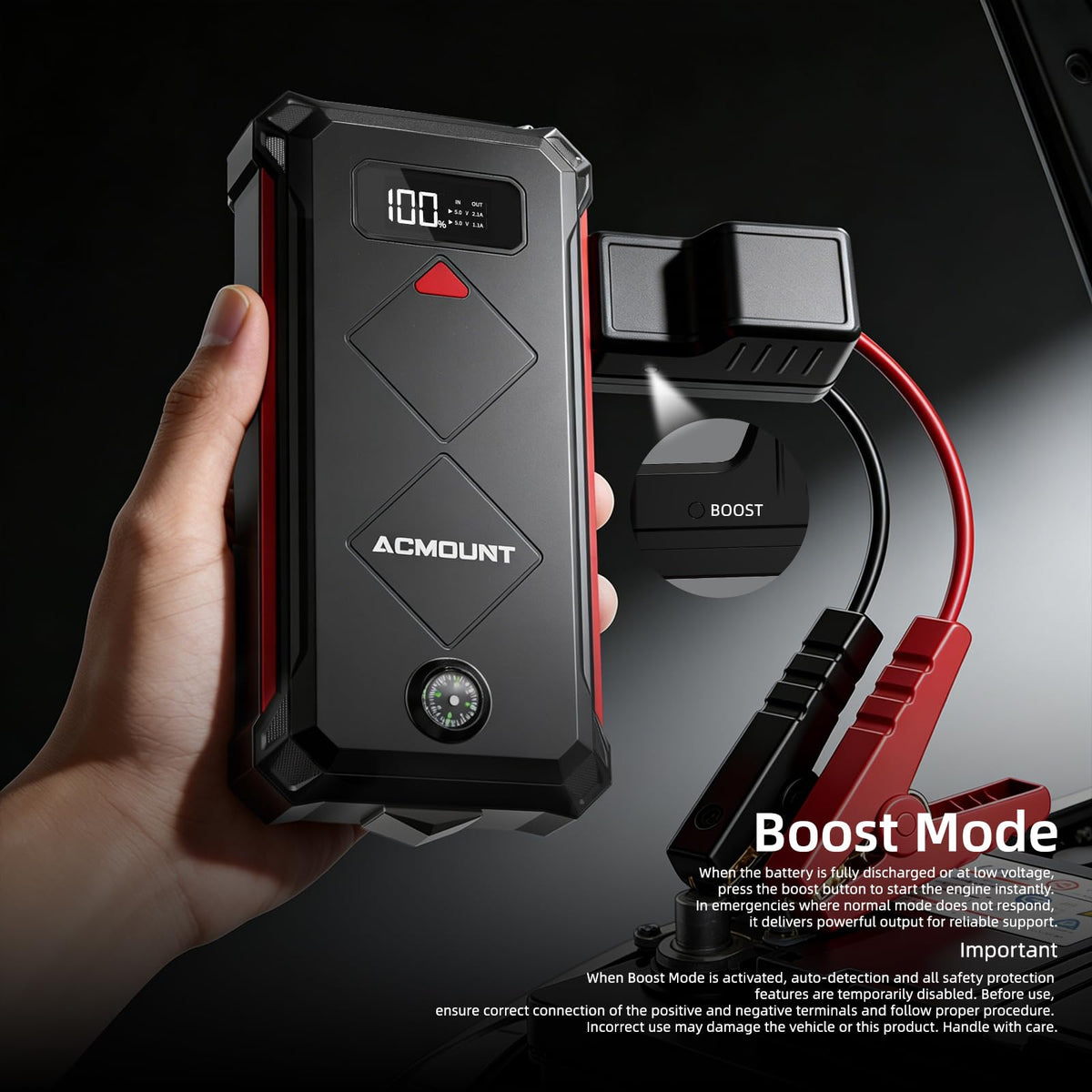 5000A Car Battery Jump Starter S4132