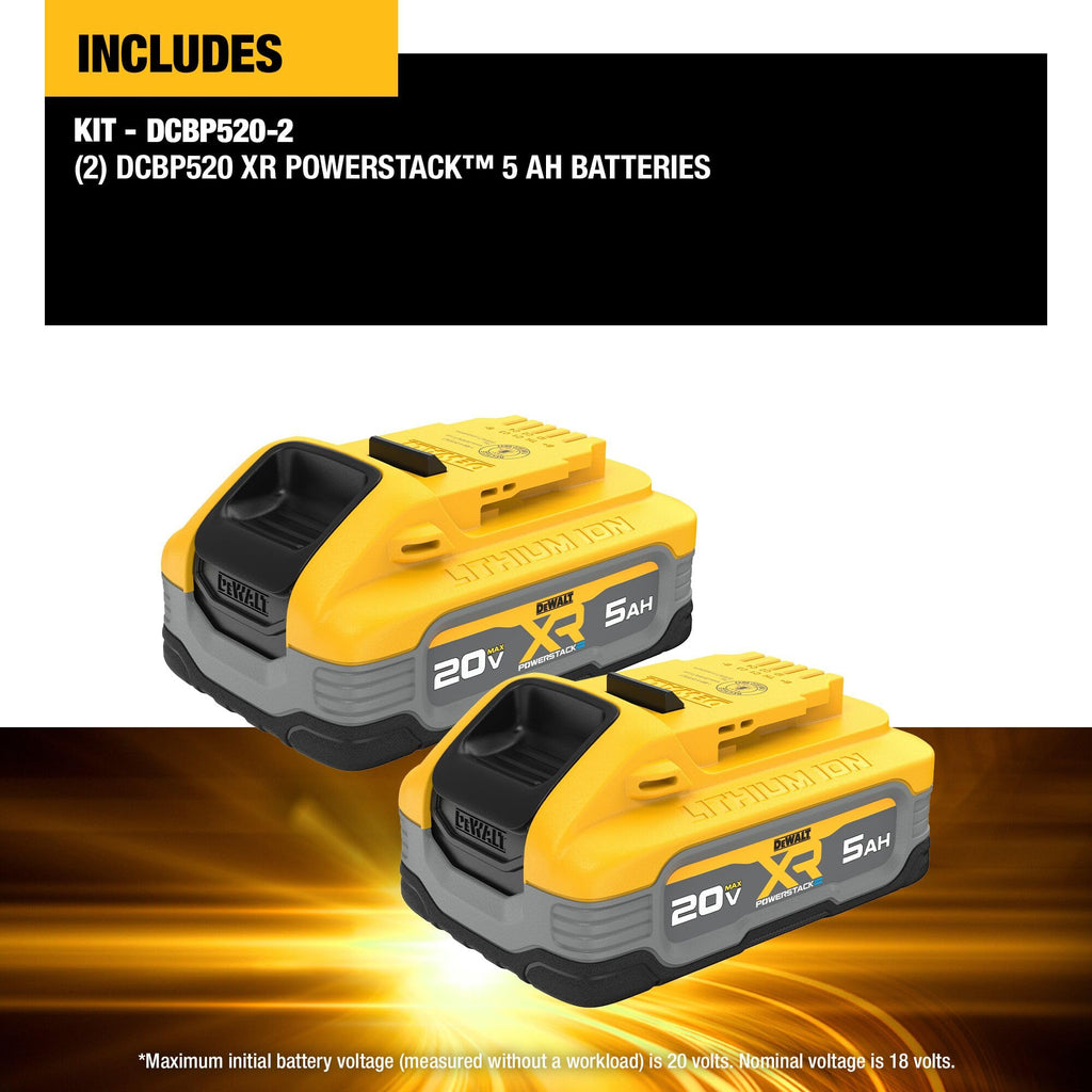20V MAX 5Ah Lithium Ion Battery 2-Pack P94431