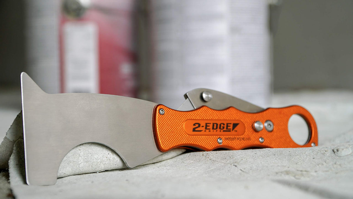 Foldable Utility Putty Knife with Aluminum Handle and Safety Lock R404