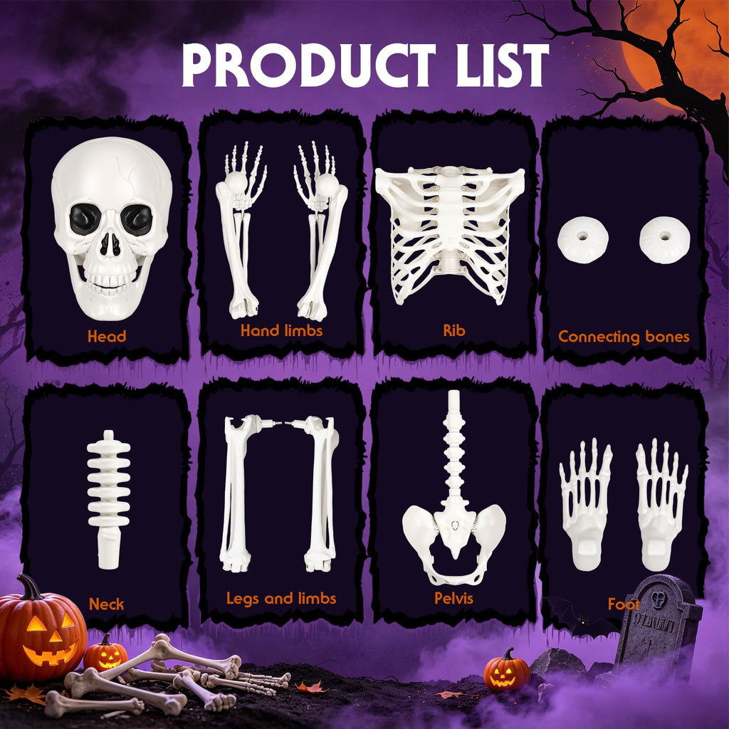 5.4 Ft Halloween Full Body Skeleton C9581
