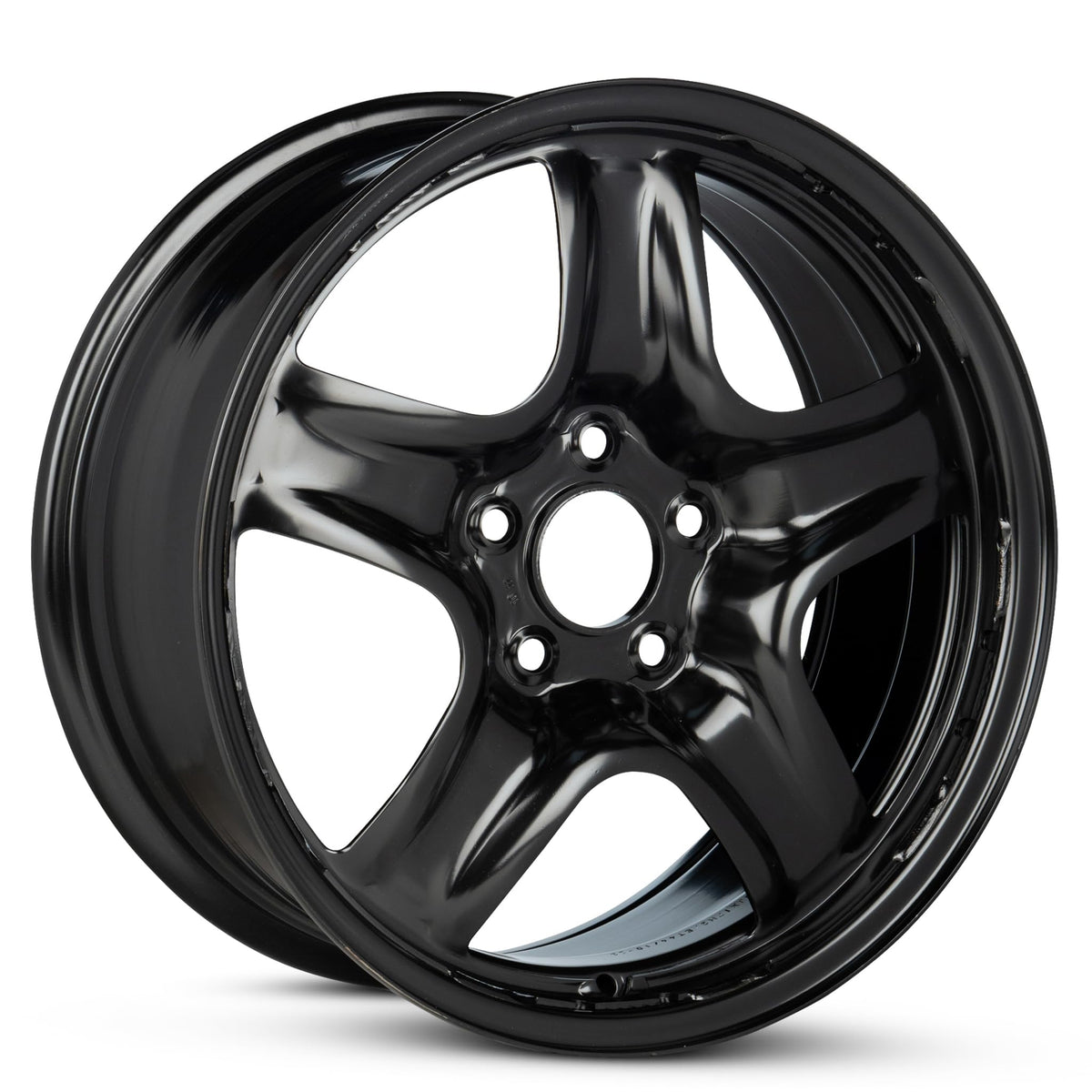 17 Inch Painted Black Car Wheel E4078
