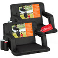2 Pack Reclining Stadium Seat with Back Support E528006