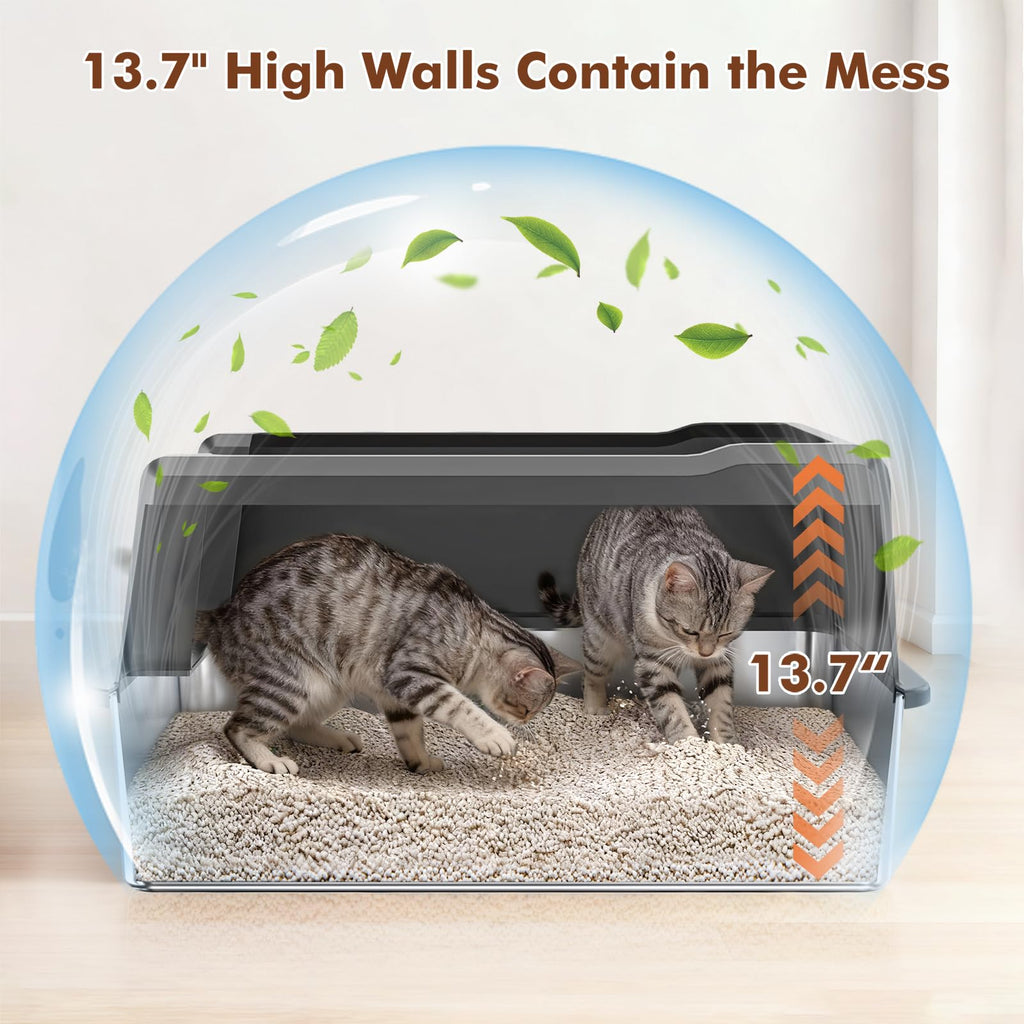Extra Large Stainless Steel Litter Box Y1552