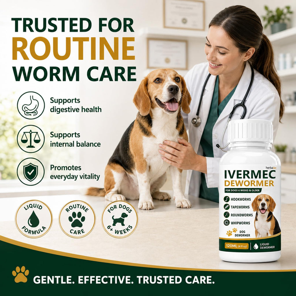 Broad Spectrum Dog Dewormer Liquid 120ml W739