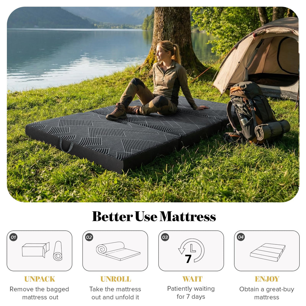 Folding Mattress Twin Size 6 Inch F980