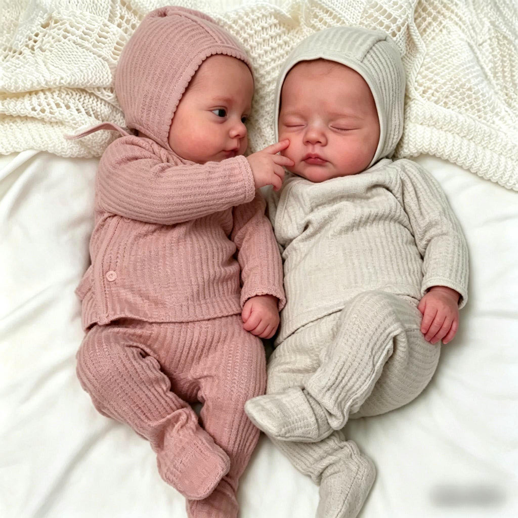 18 in Realistic Baby Dolls Twins with Accessories M274