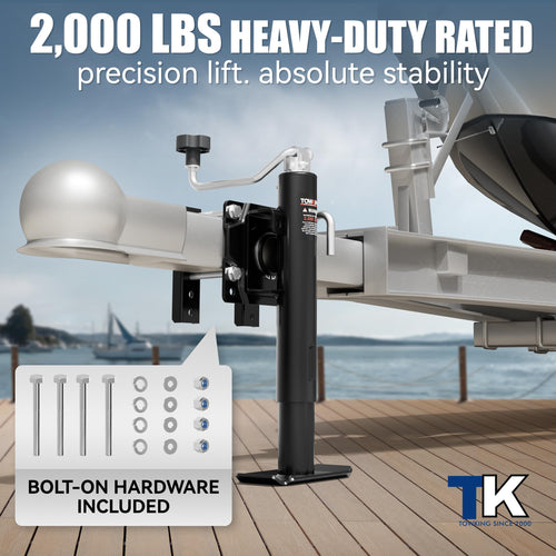 2000 lbs 10in Lift Compact Boat Trailer Jack Q4967