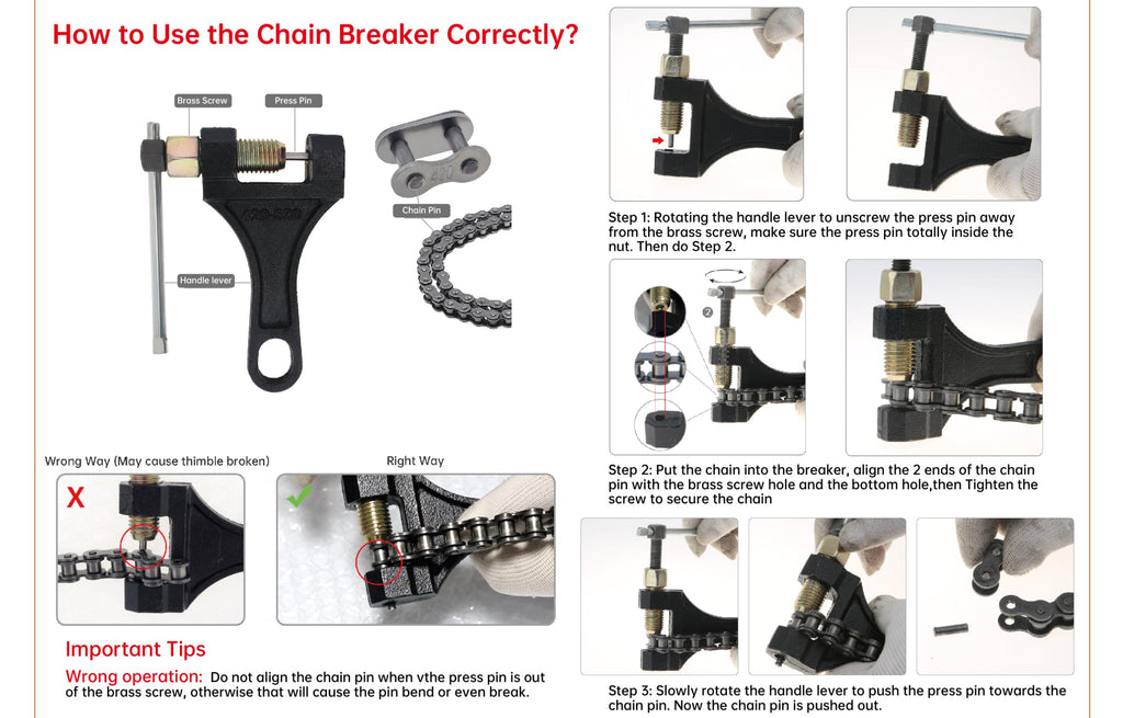 Chain Breaker Link Removal Tool Y825745