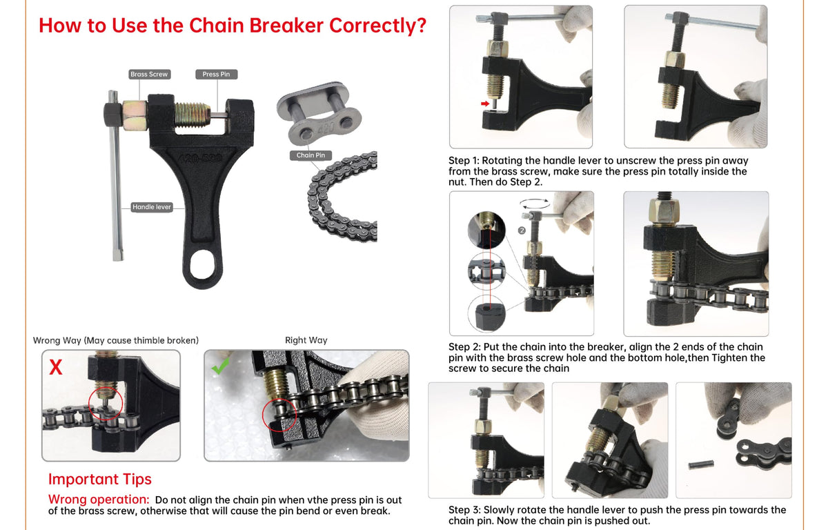 Chain Breaker Link Removal Tool Y825745