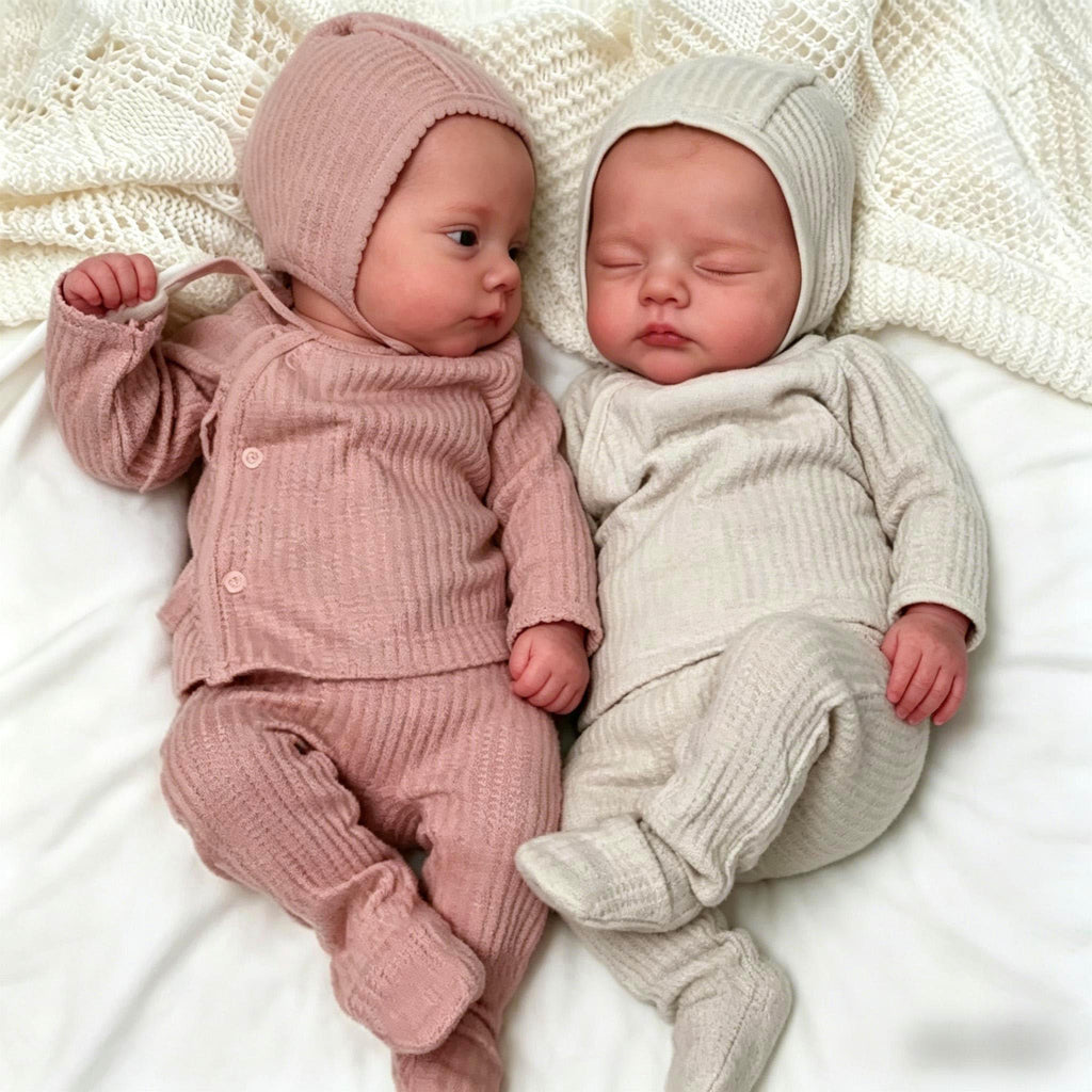 18 in Realistic Baby Dolls Twins with Accessories M274