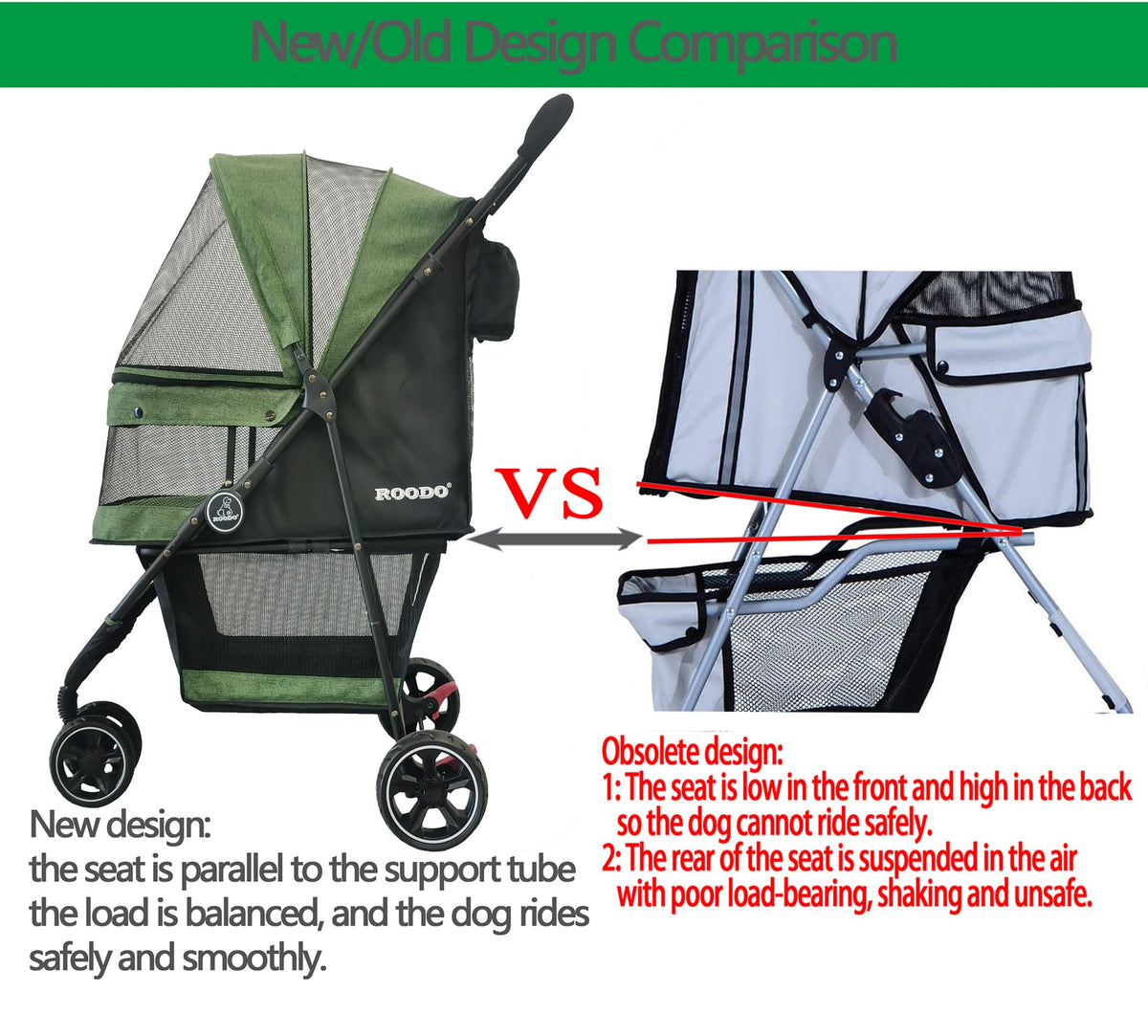 3 Wheel Foldable Pet Stroller E19879