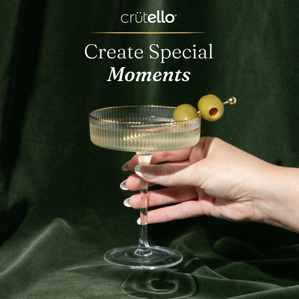 Champagne Coupe Glasses Set of 4 Q6241