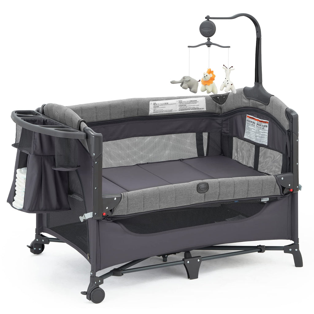 5-in-1 Pack and Play with Bassinet and Changing Table K957