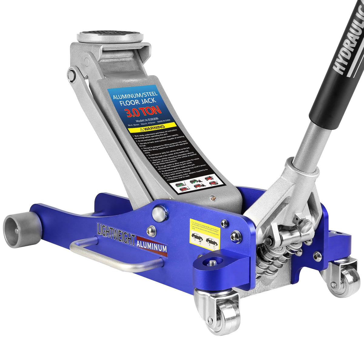 3 Ton Low Profile Aluminum and Steel Floor Jack N8429
