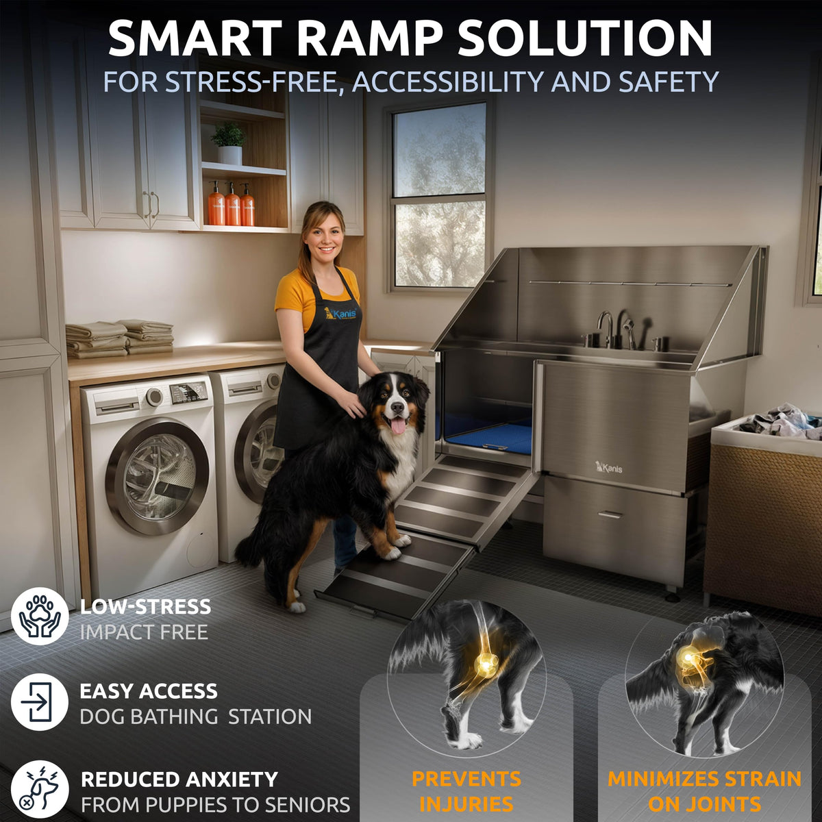 304 Stainless Steel Pet Wash Sink P2849