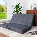 6 Inch Cooling Gel Memory Foam Trifold Mattress with Ice Silk Cover A5523