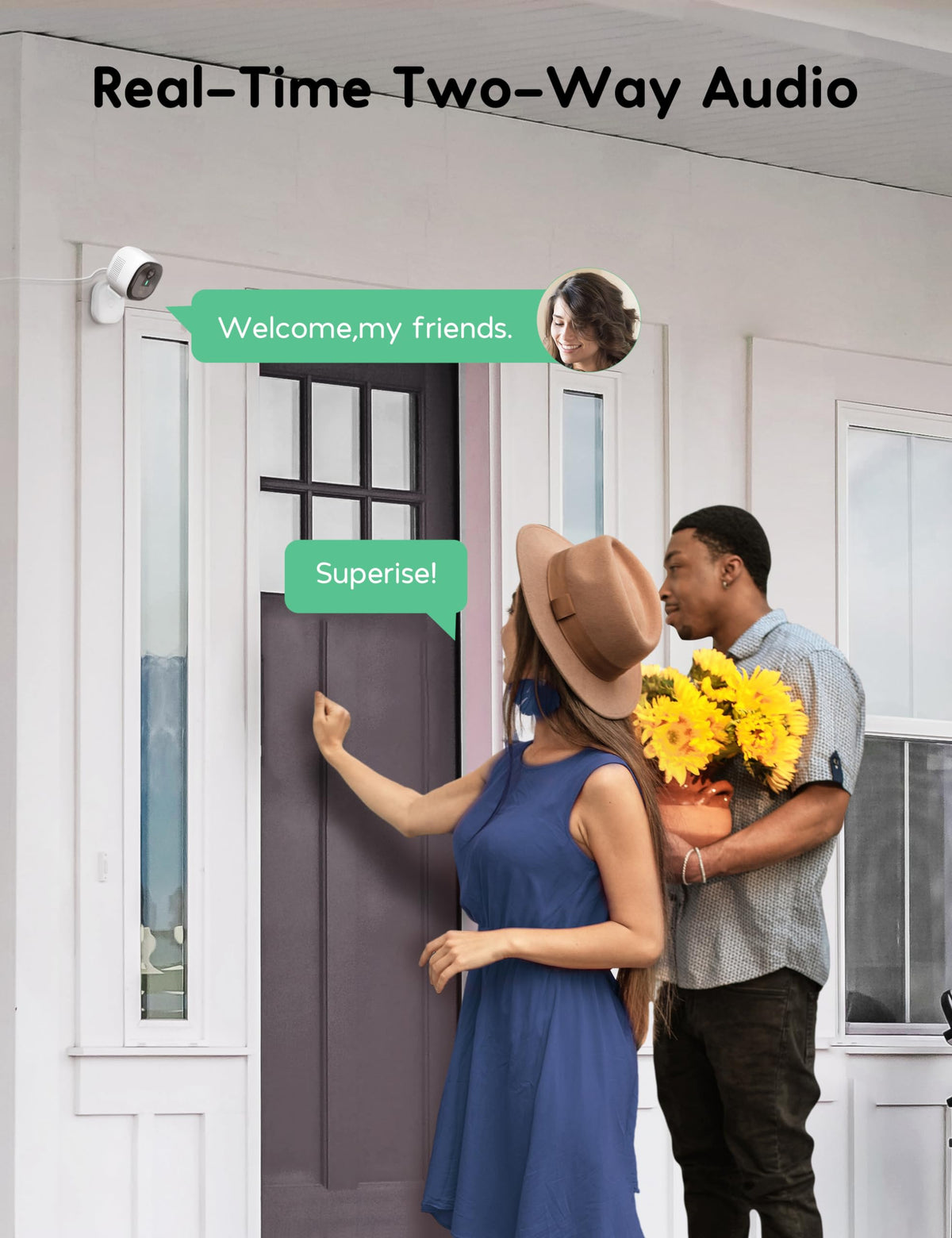 Wired 2K Wi-Fi Security Cameras T7273