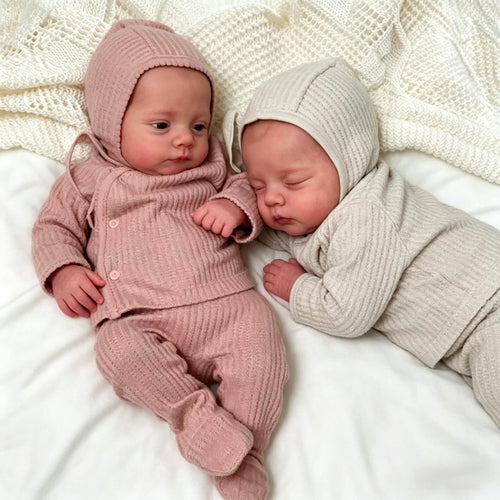 18 in Realistic Baby Dolls Twins with Accessories M274
