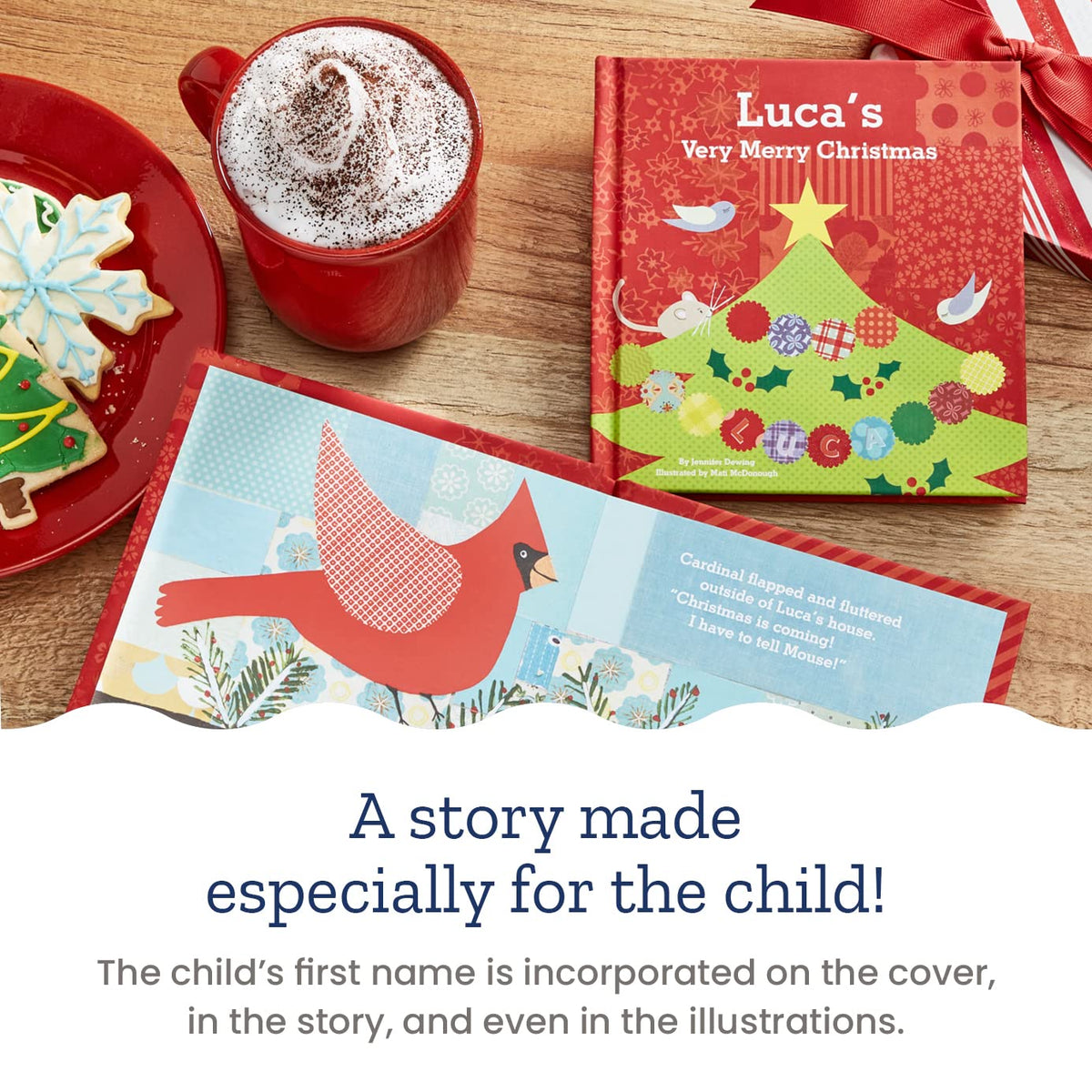 Personalized Board Book with Custom Name and Photo Y397
