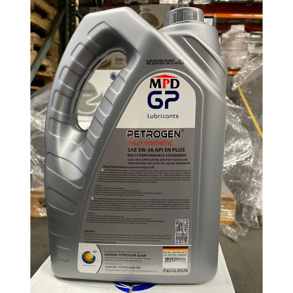 5W-30 Full Synthetic Motor Oil 5 Quarts D246
