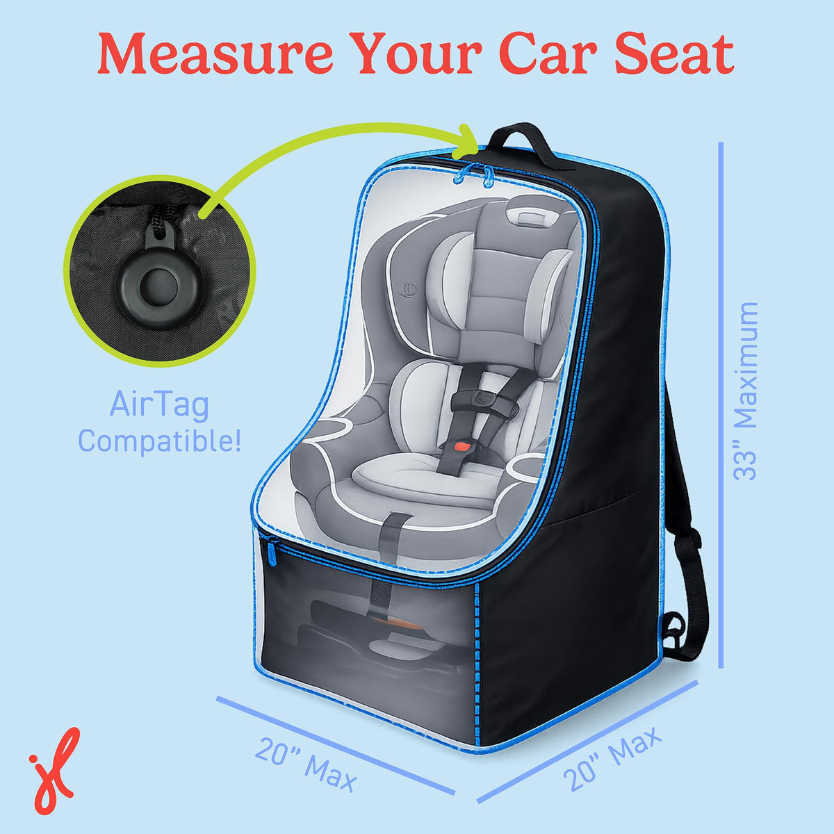 Padded Car Seat Travel Bag B225290