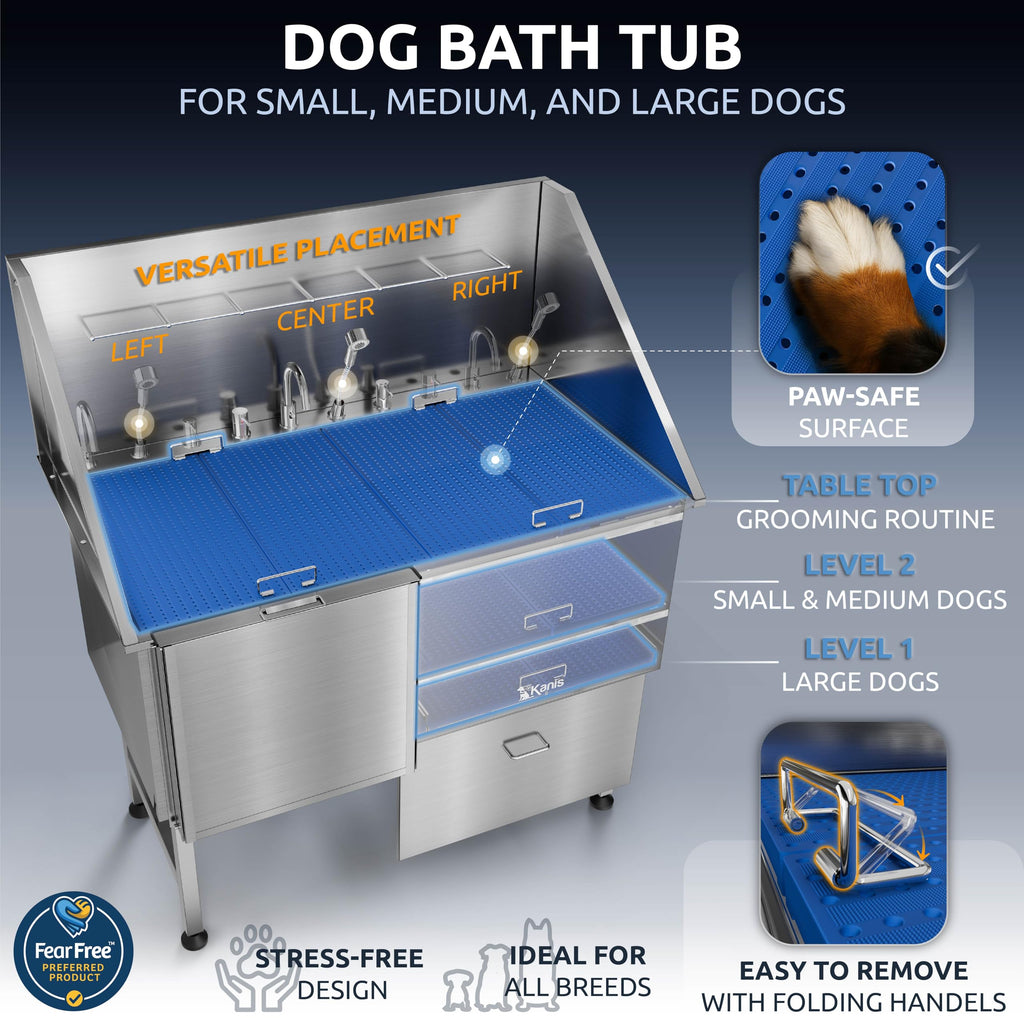 304 Stainless Steel Pet Wash Sink P2849