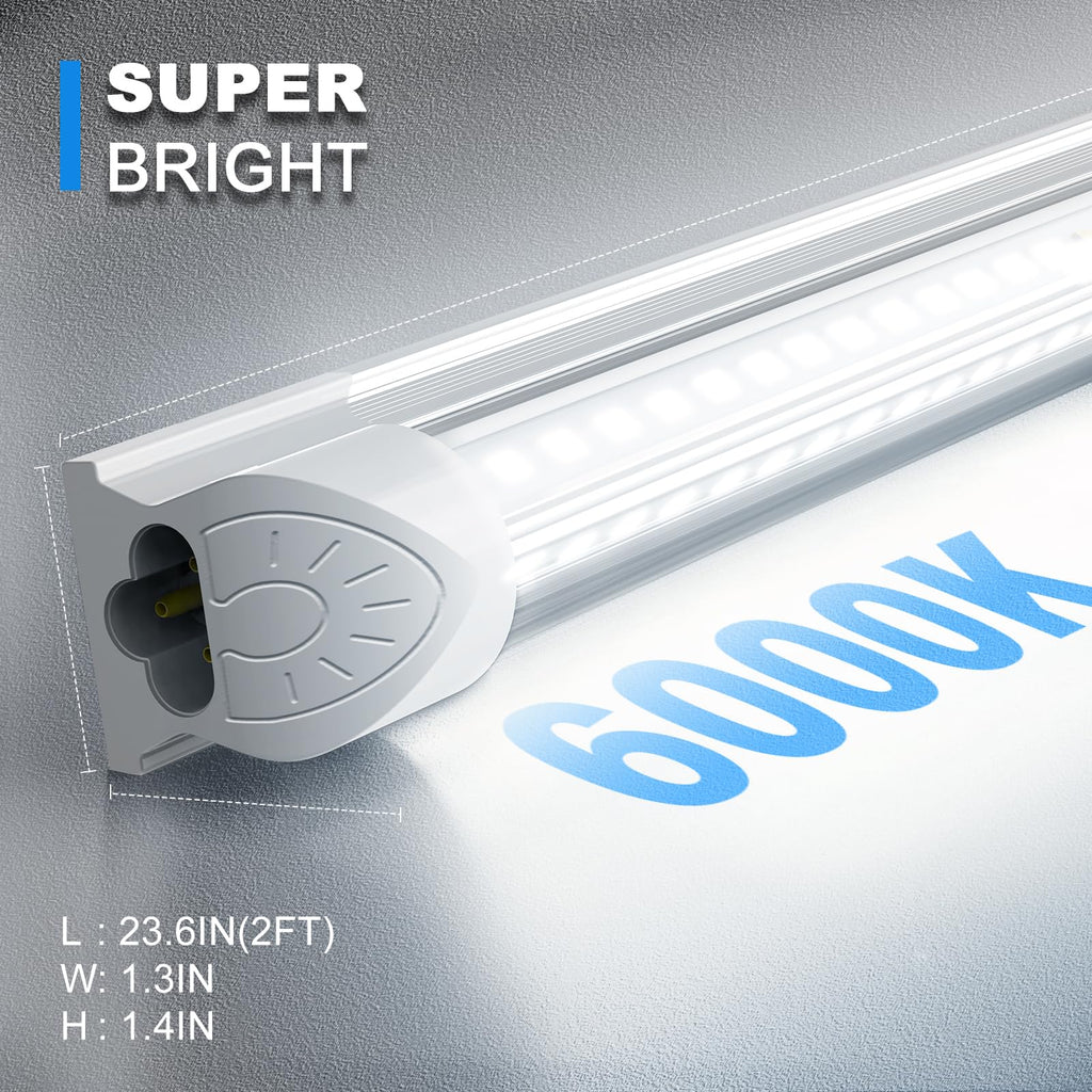 2FT 22W 3300LM 6000K Cool White Linkable LED Shop Lights S392