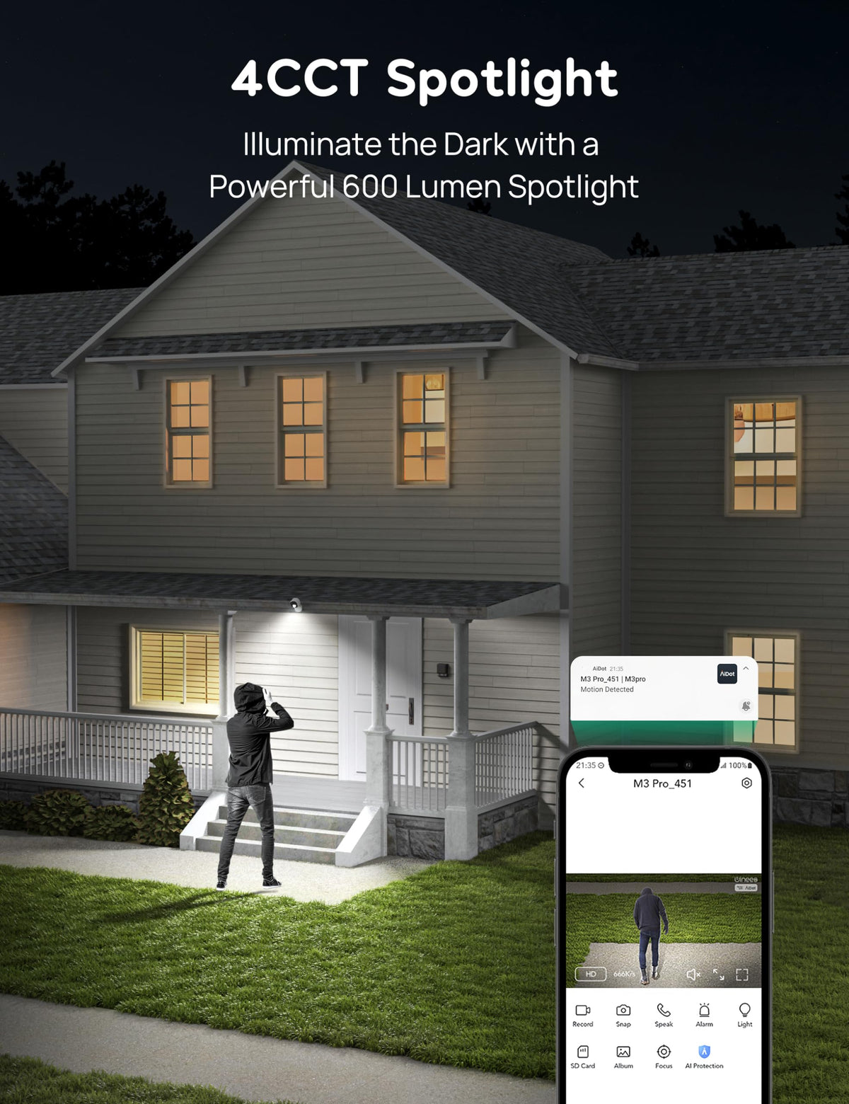 Wired 2K Wi-Fi Security Cameras T7273