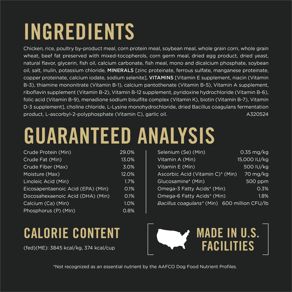 Chicken and Rice Dog Food 34 lb J403085