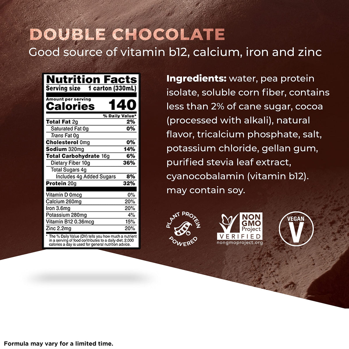 Protein Shake Chocolate 11 Fl Oz 4 Pack L104