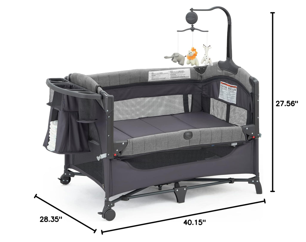 5-in-1 Pack and Play with Bassinet and Changing Table K957