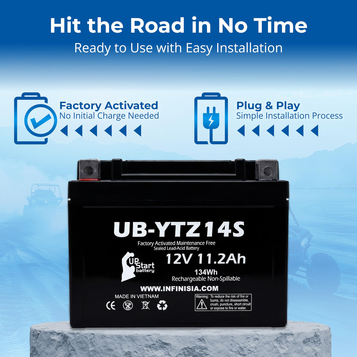 12V 11.2Ah Battery F750421