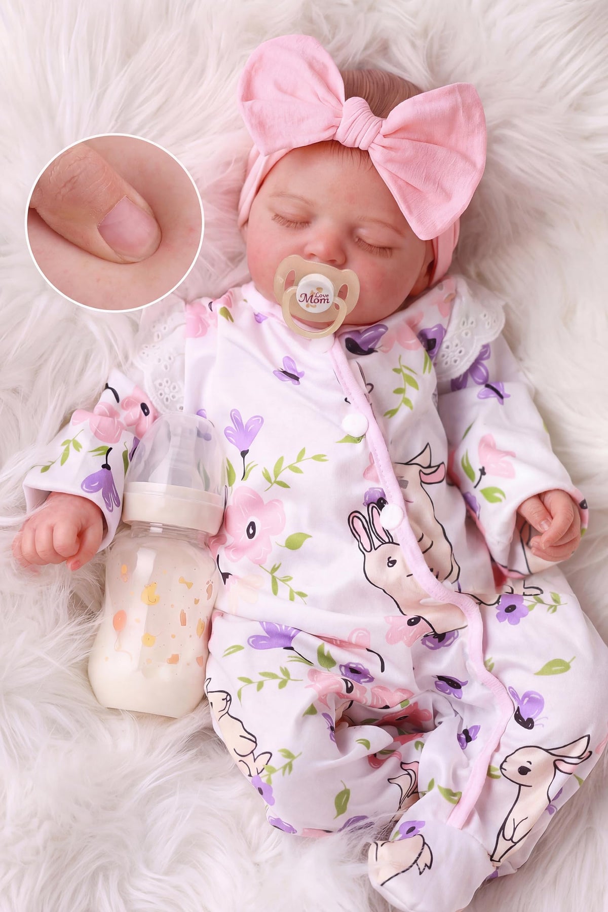 20 Inch Reborn Baby Dolls Girl with Play Set L97955