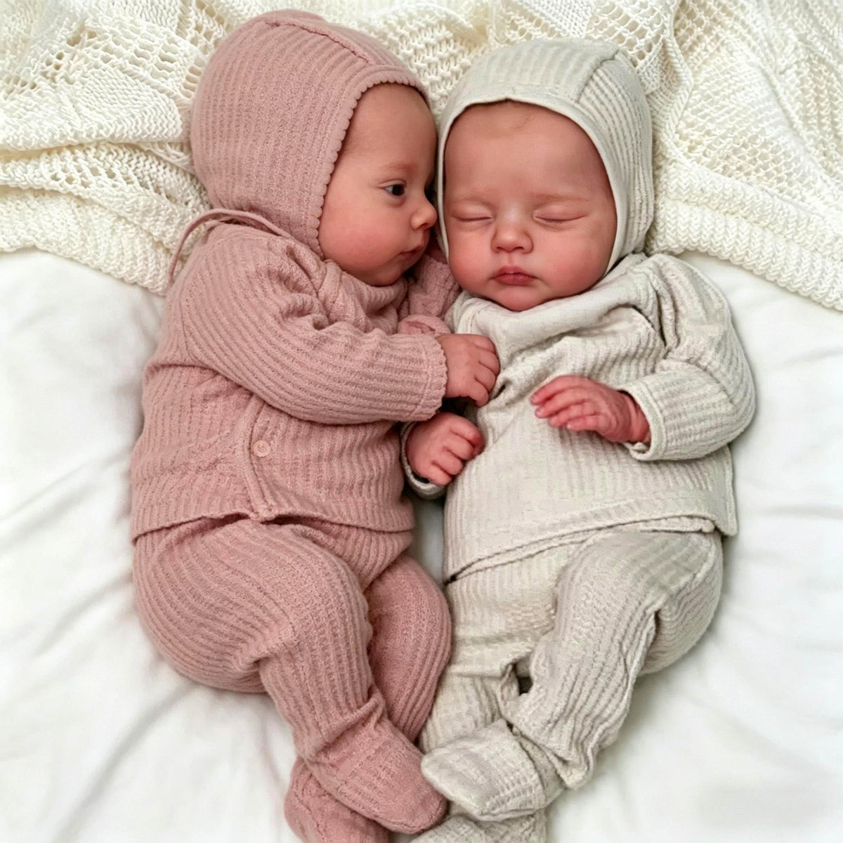 18 in Realistic Baby Dolls Twins with Accessories M274