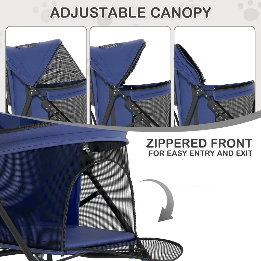 Navy Blue Pet Stroller R50050