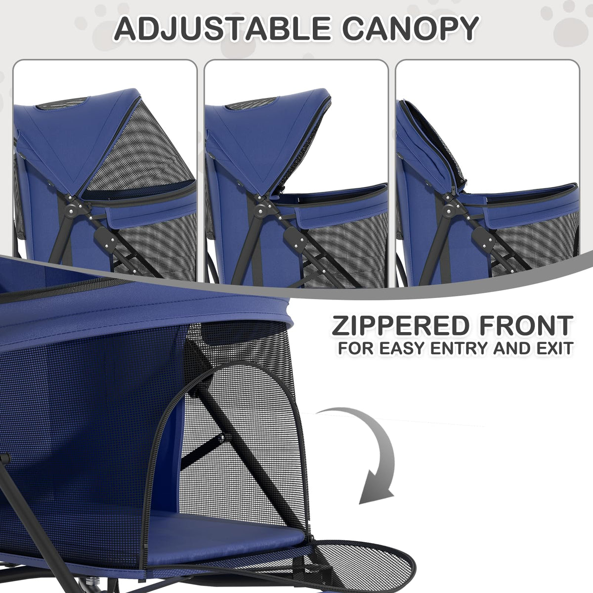 Navy Blue Pet Stroller R50050