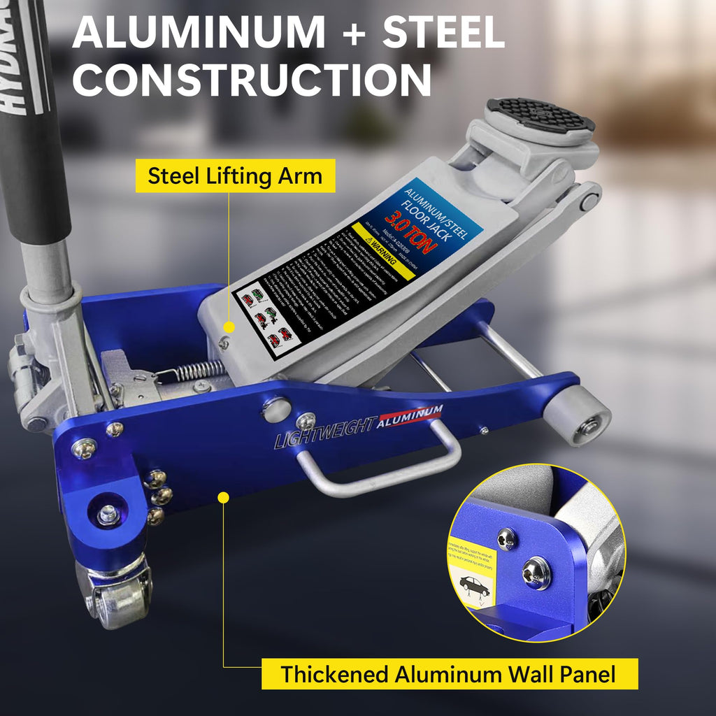 3 Ton Low Profile Aluminum and Steel Floor Jack N8429