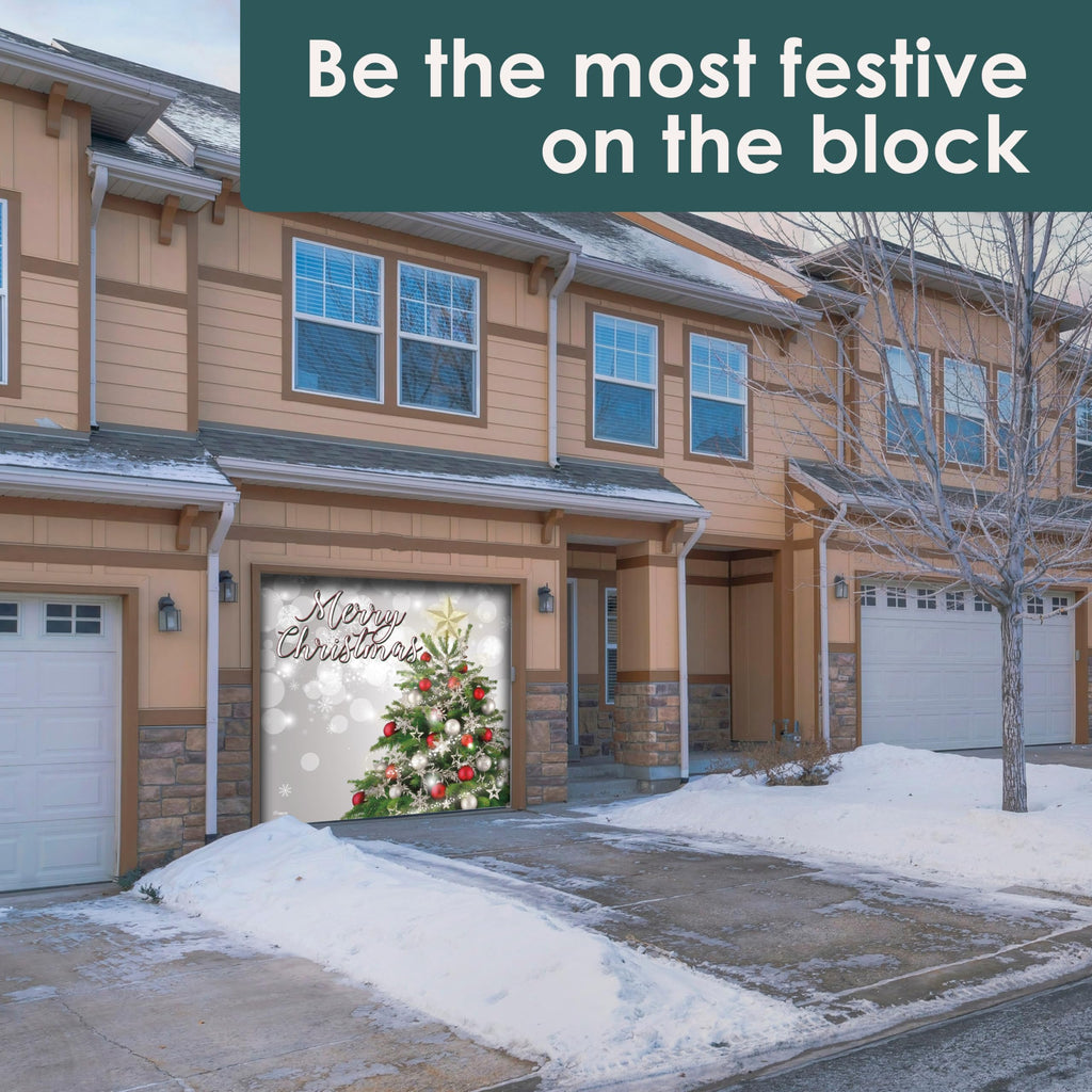 Christmas Tree Garage Door Banner G91125